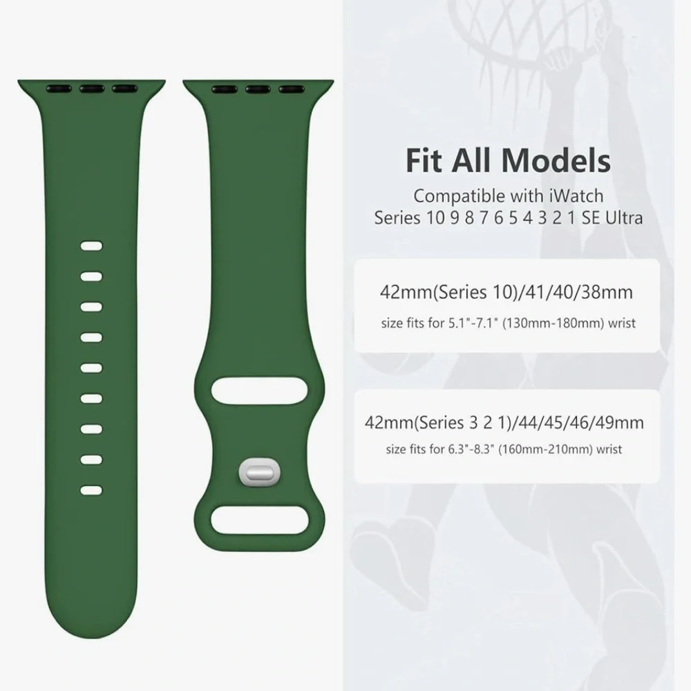 Apple Watch Bands Set of 6 silicone